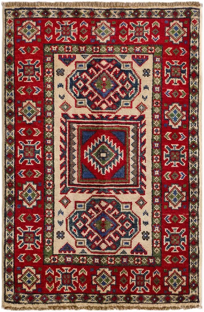2' 1 x 3' 1 Hand Knotted Kazak Rug