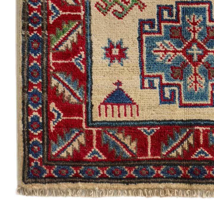 2' x 3' 1 Hand Knotted Kazak Rug