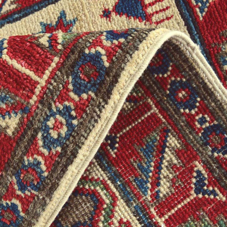 Detail image of 2' x 3' 1 Hand Knotted Kazak Rug