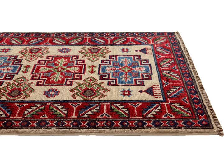1' 11 x 3' 1 Hand Knotted Kazak Rug