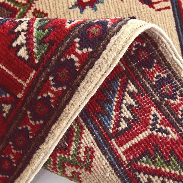 1' 11 x 3' 1 Hand Knotted Kazak Rug