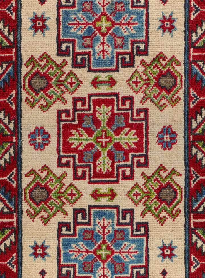 1' 11 x 3' 1 Hand Knotted Kazak Rug