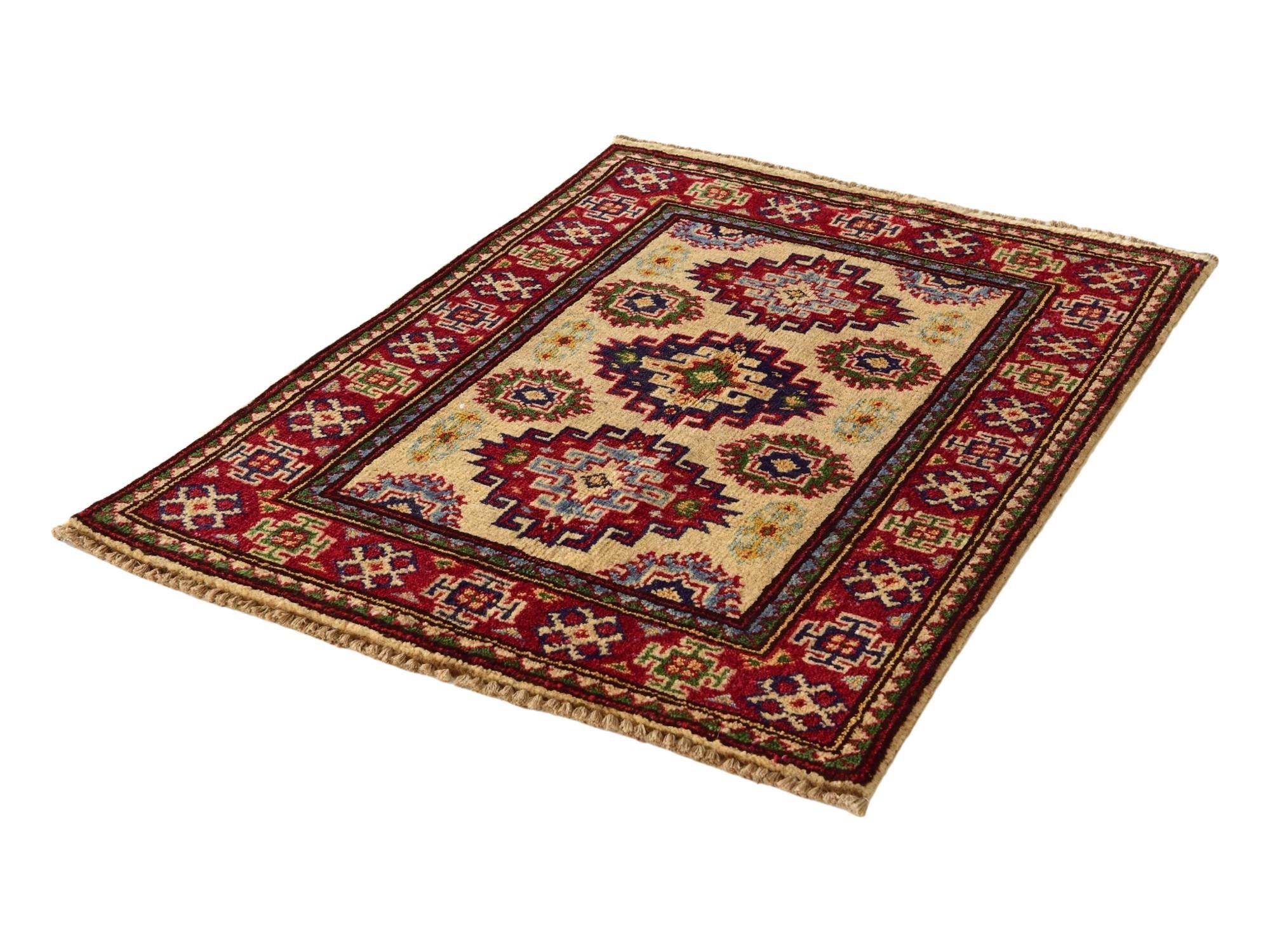 2' 2 x 3' Hand Knotted Kazak Rug