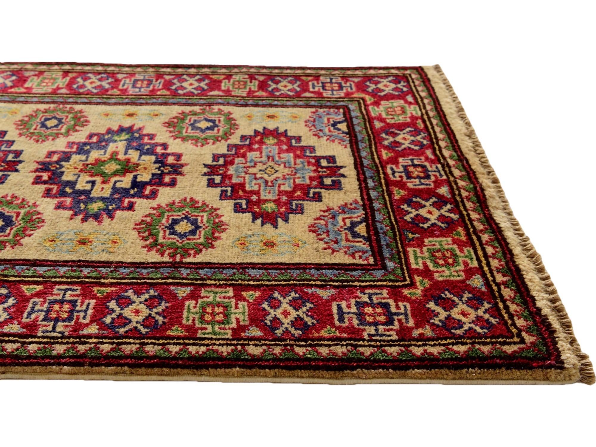2' 2 x 3' Hand Knotted Kazak Rug