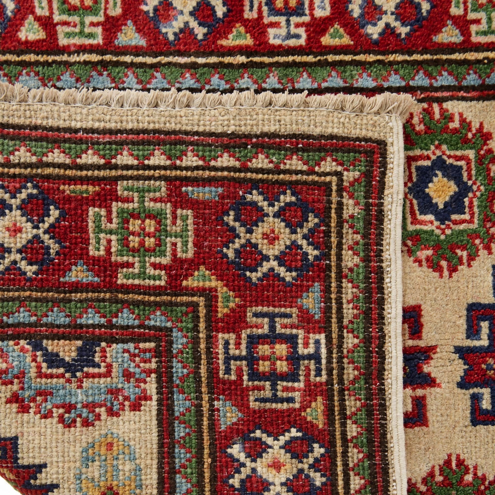 65cm x 90cm Hand Knotted Kazak Rug