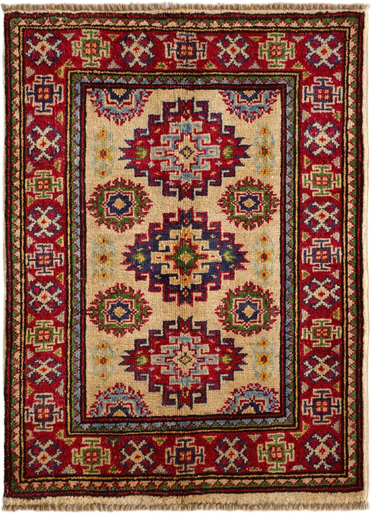 2' 2 x 3' Hand Knotted Kazak Rug