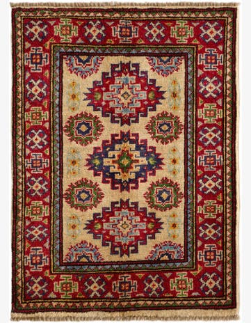 2' 2 x 3' Hand Knotted Kazak Rug