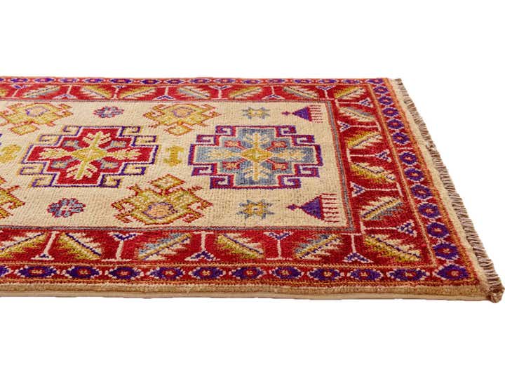 1' 10 x 3' 2 Hand Knotted Kazak Rug