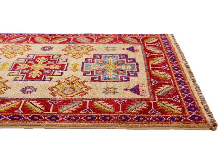 Detail image of 1' 10 x 3' 2 Hand Knotted Kazak Rug