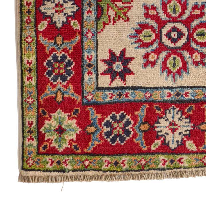 2' x 3' Hand Knotted Kazak Rug