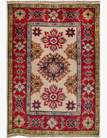 2' x 3' Hand Knotted Kazak Rug