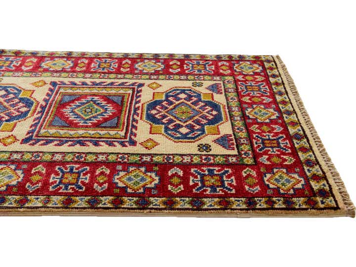 2' x 3' 1 Hand Knotted Kazak Rug