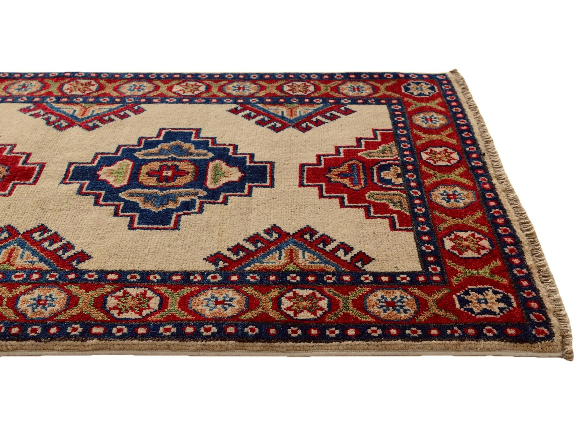 2' 2 x 3' Hand Knotted Kazak Rug