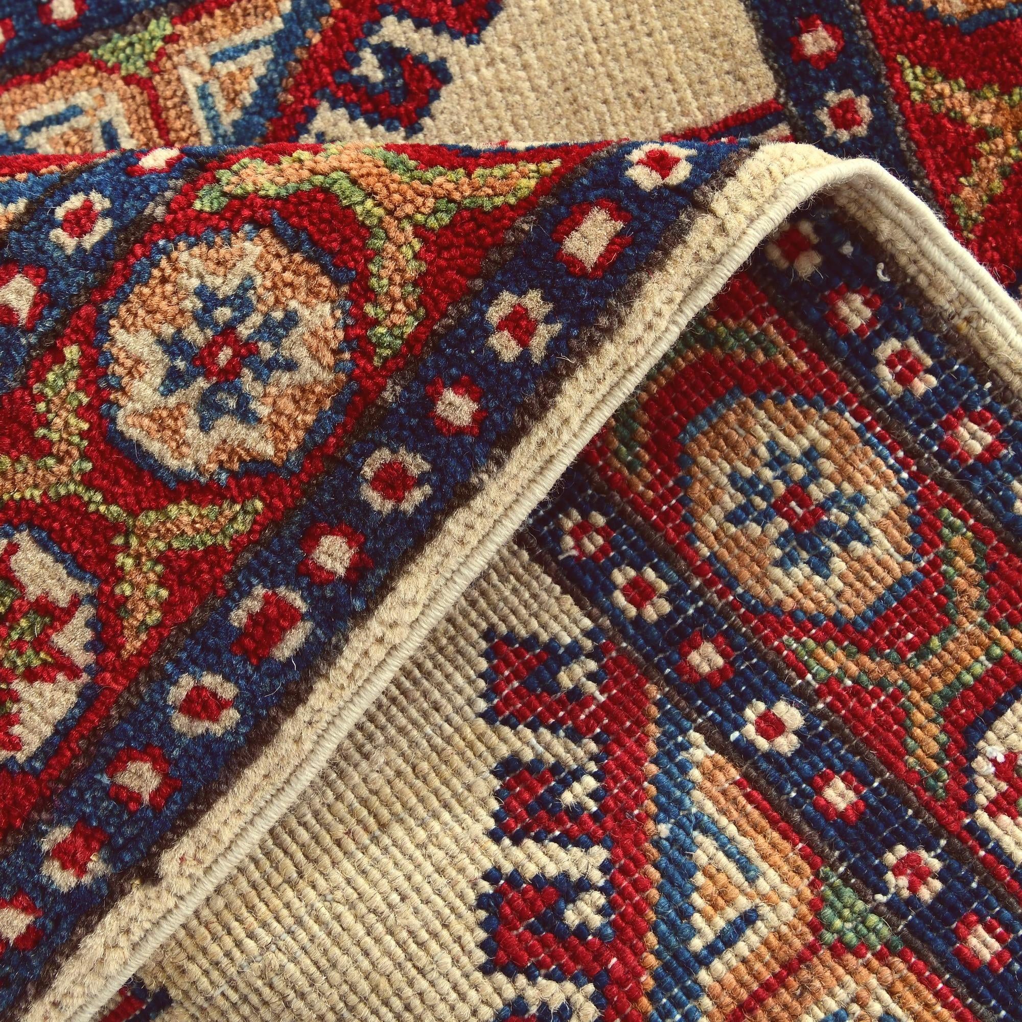 2' 2 x 3' Hand Knotted Kazak Rug
