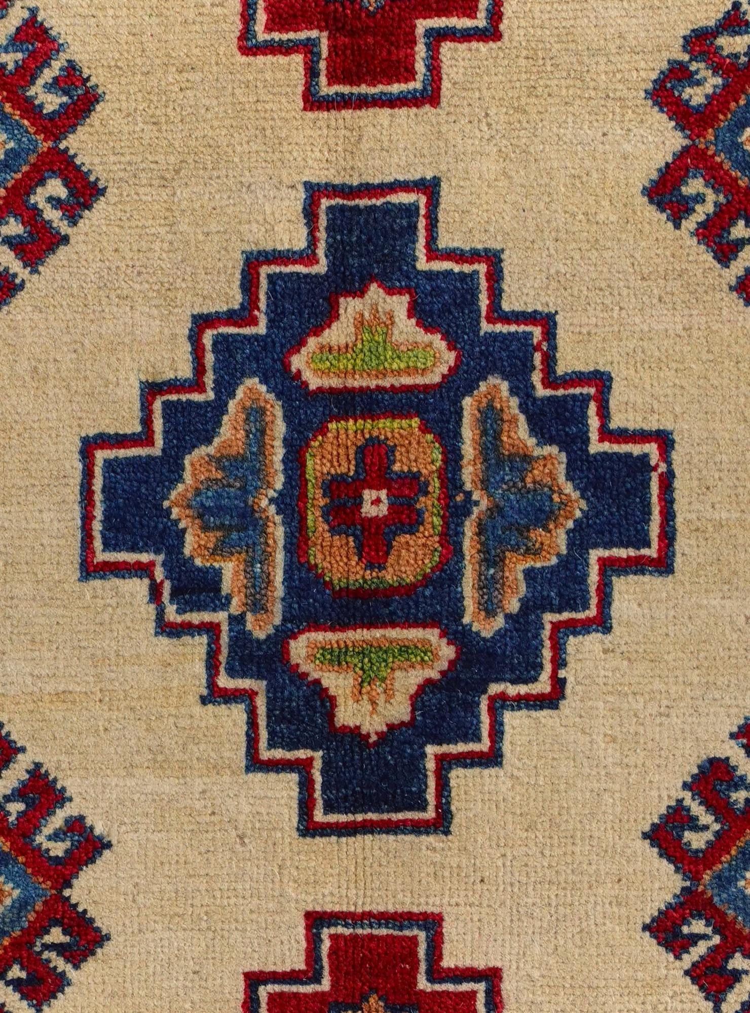 2' 2 x 3' Hand Knotted Kazak Rug
