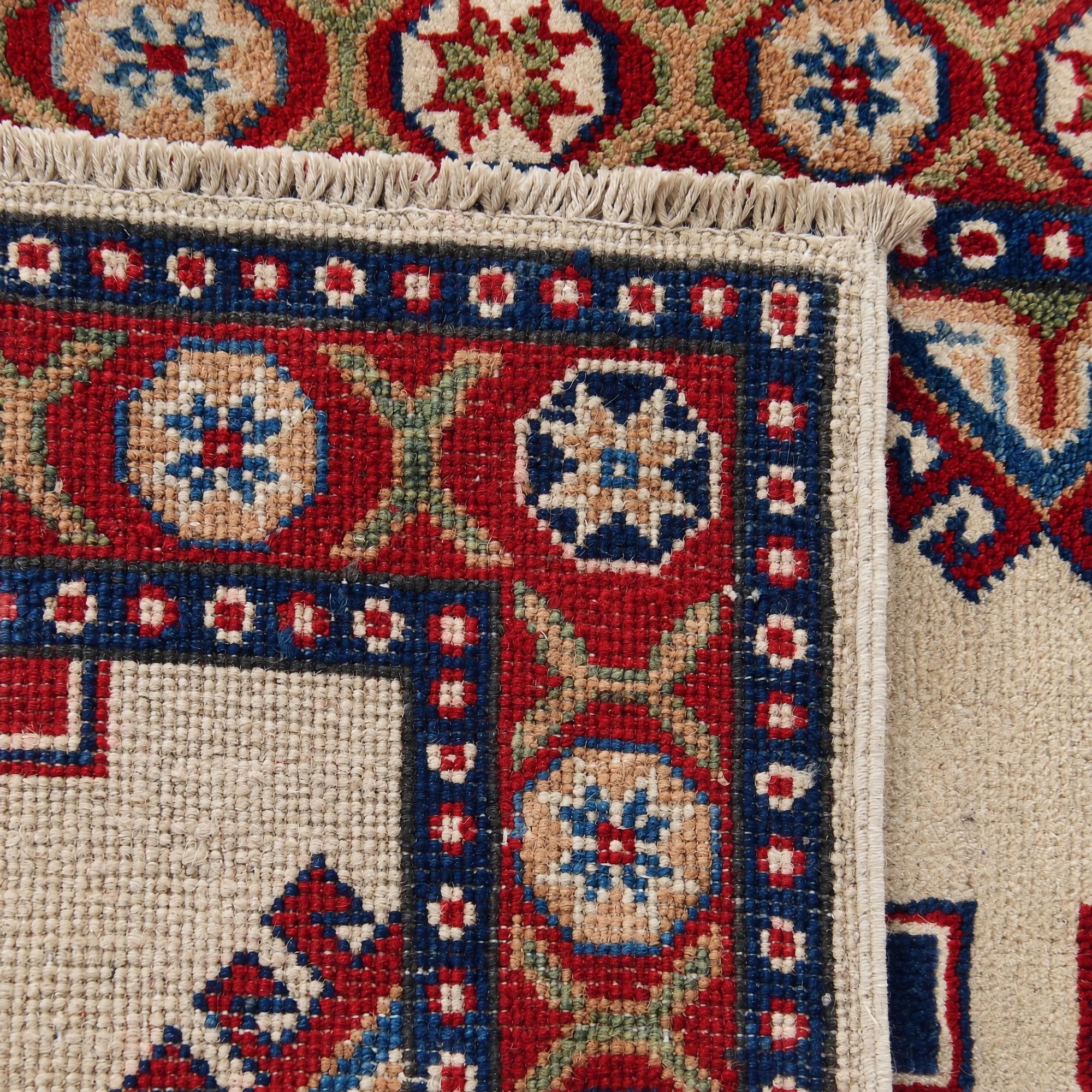 65cm x 90cm Hand Knotted Kazak Rug