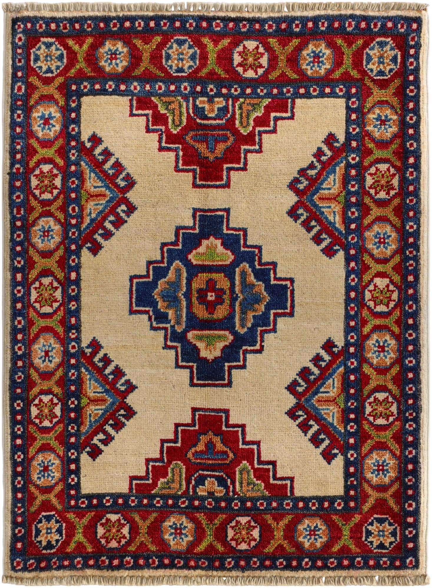 2' 2 x 3' Hand Knotted Kazak Rug