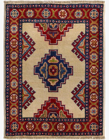 2' 2 x 3' Hand Knotted Kazak Rug