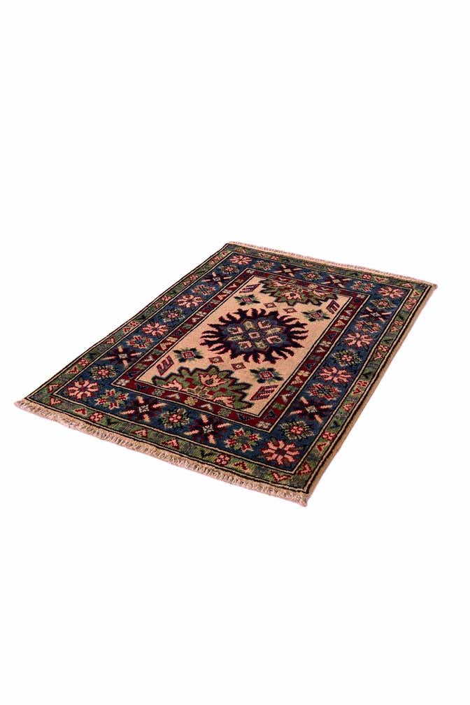 2' x 2' 10 Hand Knotted Kazak Rug
