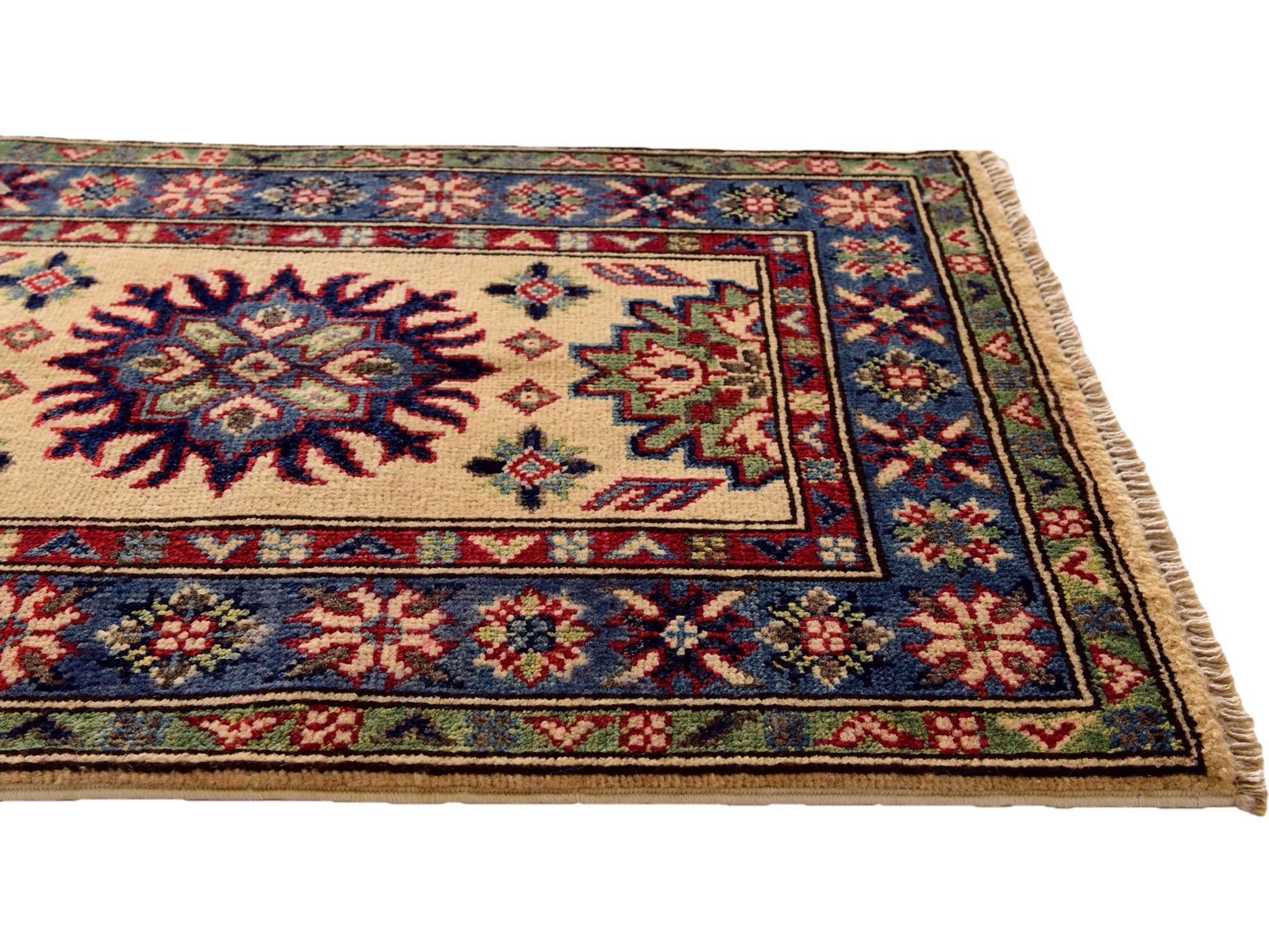 2' x 2' 10 Hand Knotted Kazak Rug