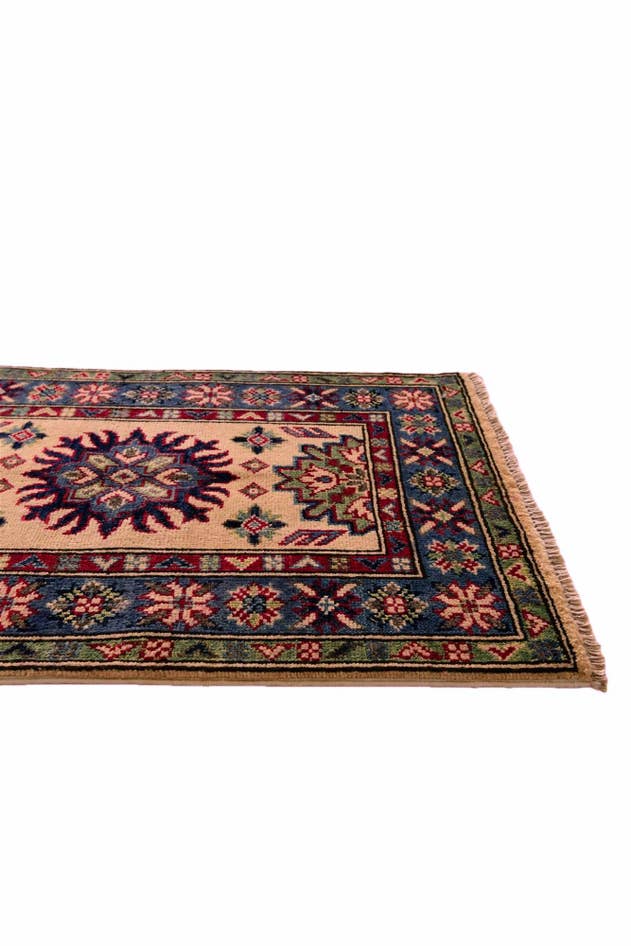 Detail image of 2' x 2' 10 Hand Knotted Kazak Rug