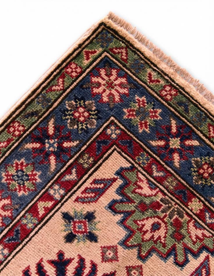 Detail image of 2' x 2' 10 Hand Knotted Kazak Rug