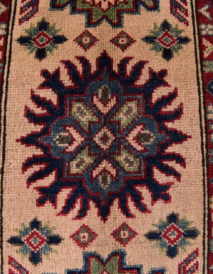 Detail image of 2' x 2' 10 Hand Knotted Kazak Rug