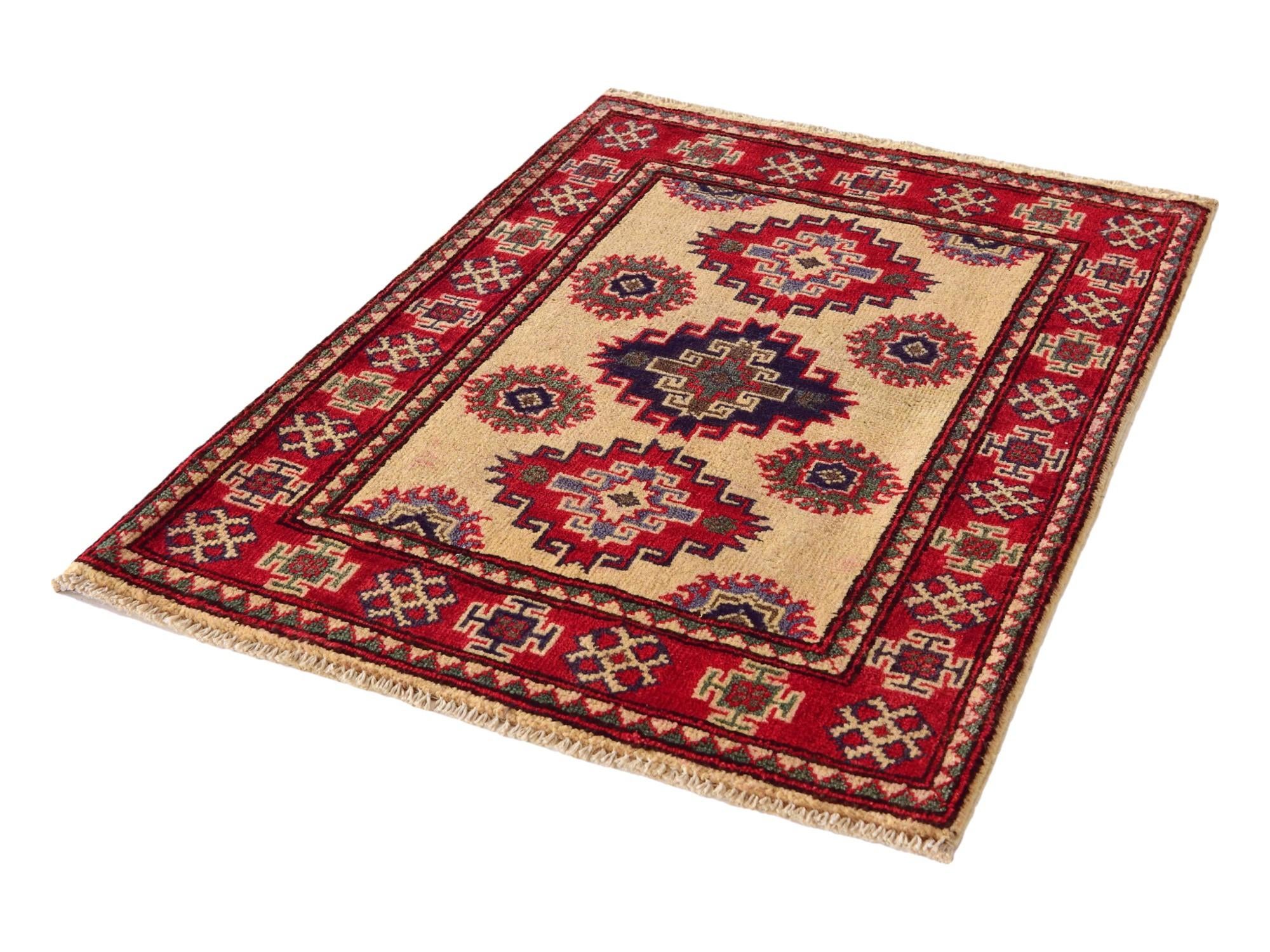 2' 1 x 2' 11 Hand Knotted Kazak Rug