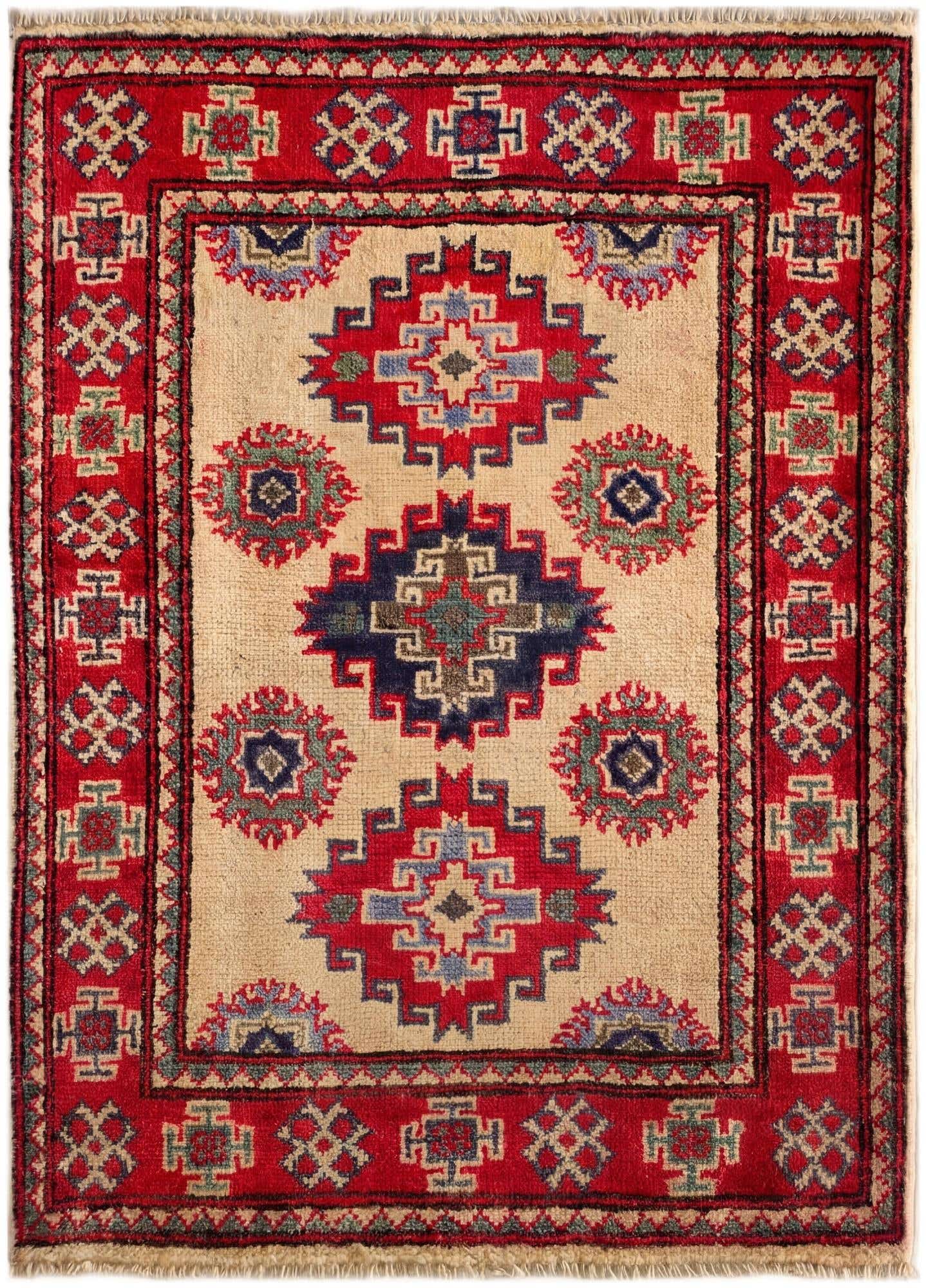 2' 1 x 2' 11 Hand Knotted Kazak Rug