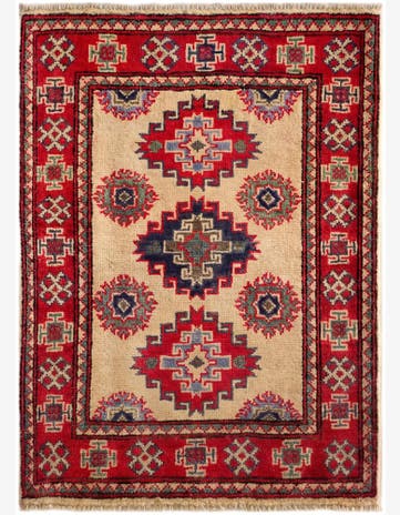 2' 1 x 2' 11 Hand Knotted Kazak Rug