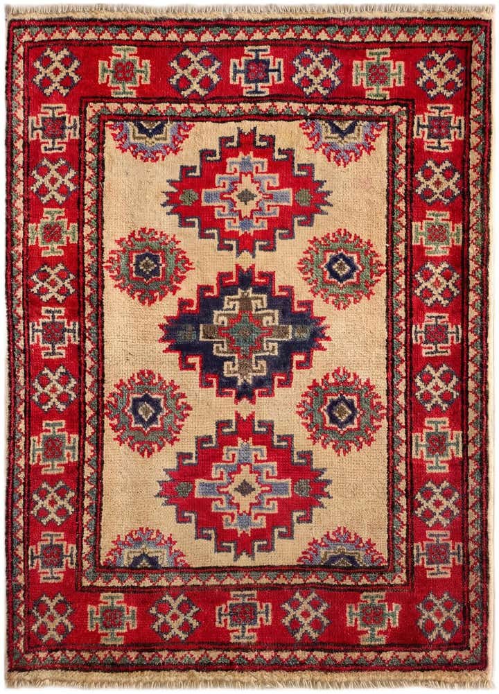 2' 1 x 2' 11 Hand Knotted Kazak Rug