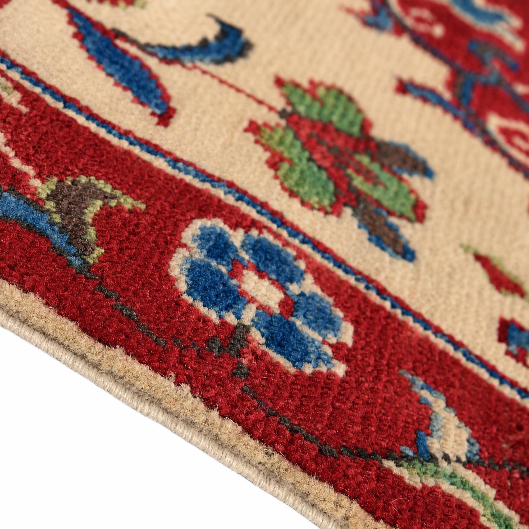 80cm x 120cm Hand Knotted Kazak Rug