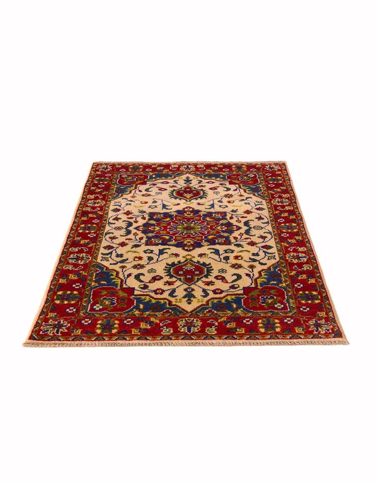 Detail image of 2' 8 x 4' 2 Hand Knotted Kazak Rug