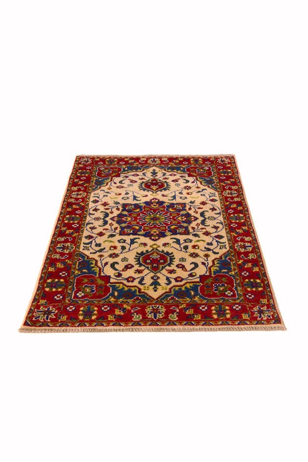 Detail image of 2' 8 x 4' 2 Hand Knotted Kazak Rug