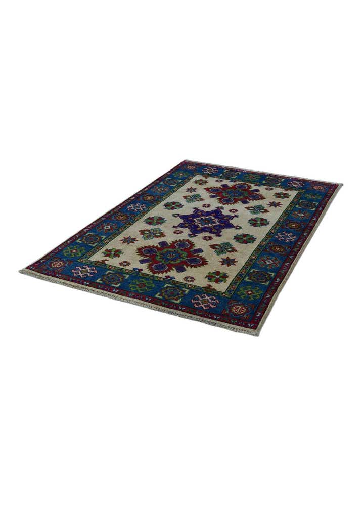2' 9 x 4' 3 Hand Knotted Kazak Rug