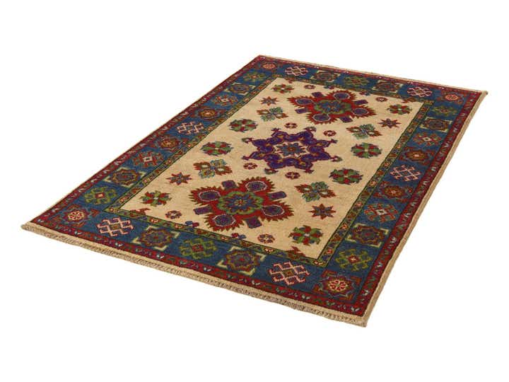 2' 9 x 4' 3 Hand Knotted Kazak Rug