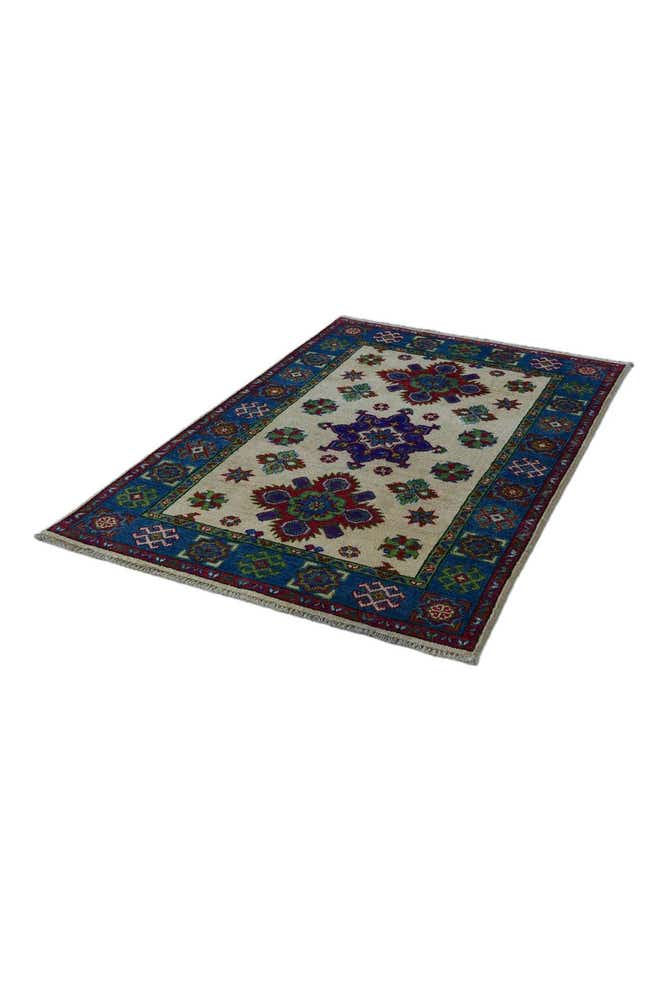 2' 9 x 4' 3 Hand Knotted Kazak Rug
