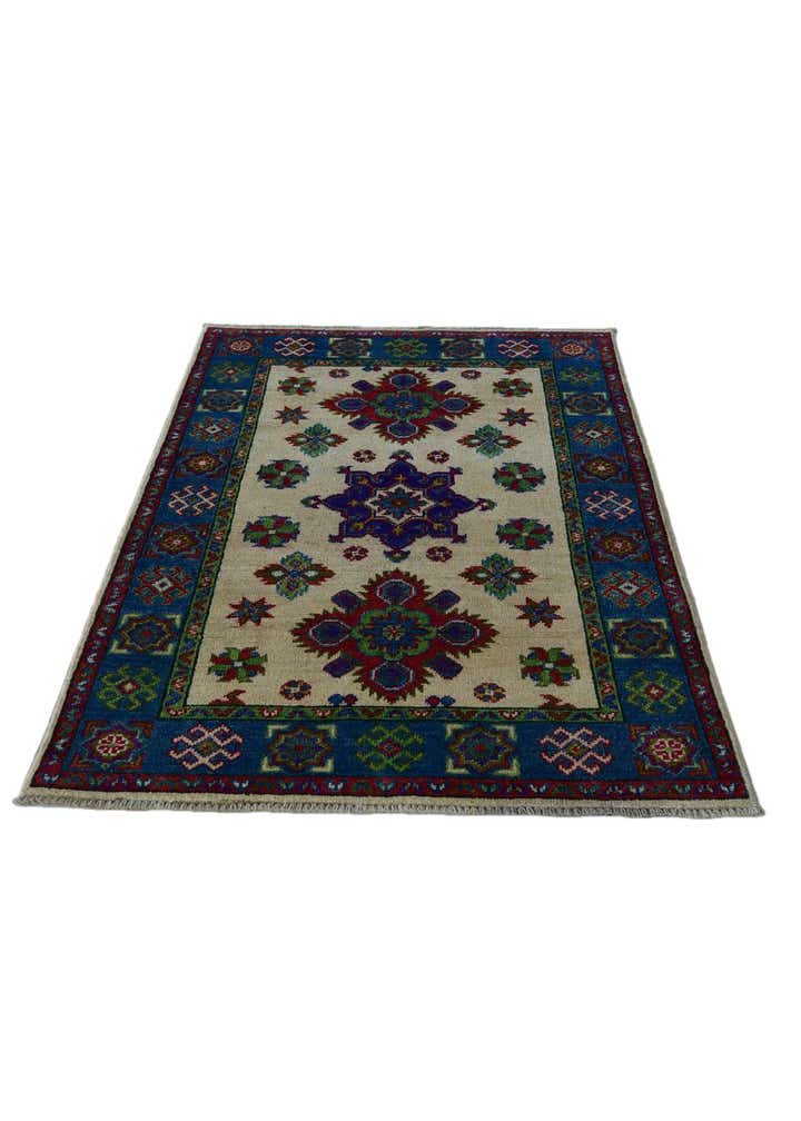 2' 9 x 4' 3 Hand Knotted Kazak Rug