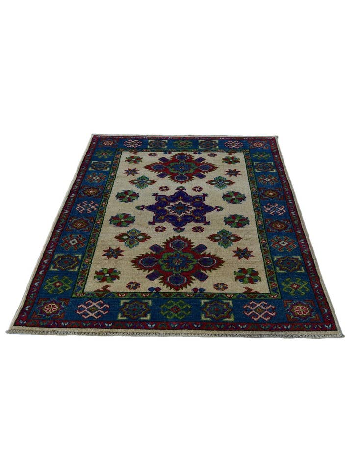 Detail image of 2' 9 x 4' 3 Hand Knotted Kazak Rug