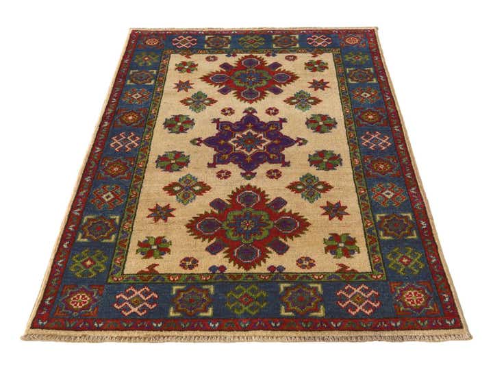 2' 9 x 4' 3 Hand Knotted Kazak Rug