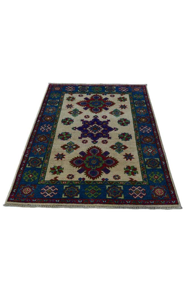 2' 9 x 4' 3 Hand Knotted Kazak Rug