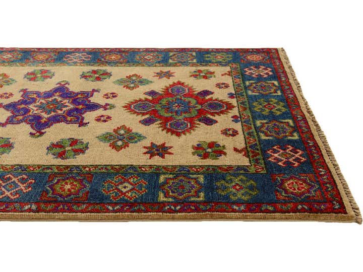 2' 9 x 4' 3 Hand Knotted Kazak Rug
