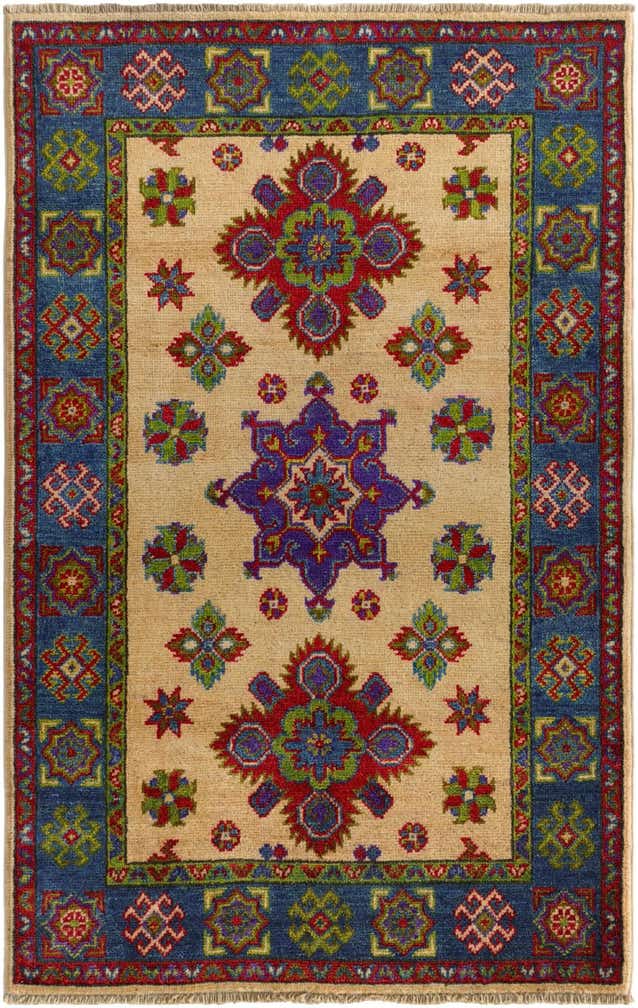 2' 9 x 4' 3 Hand Knotted Kazak Rug