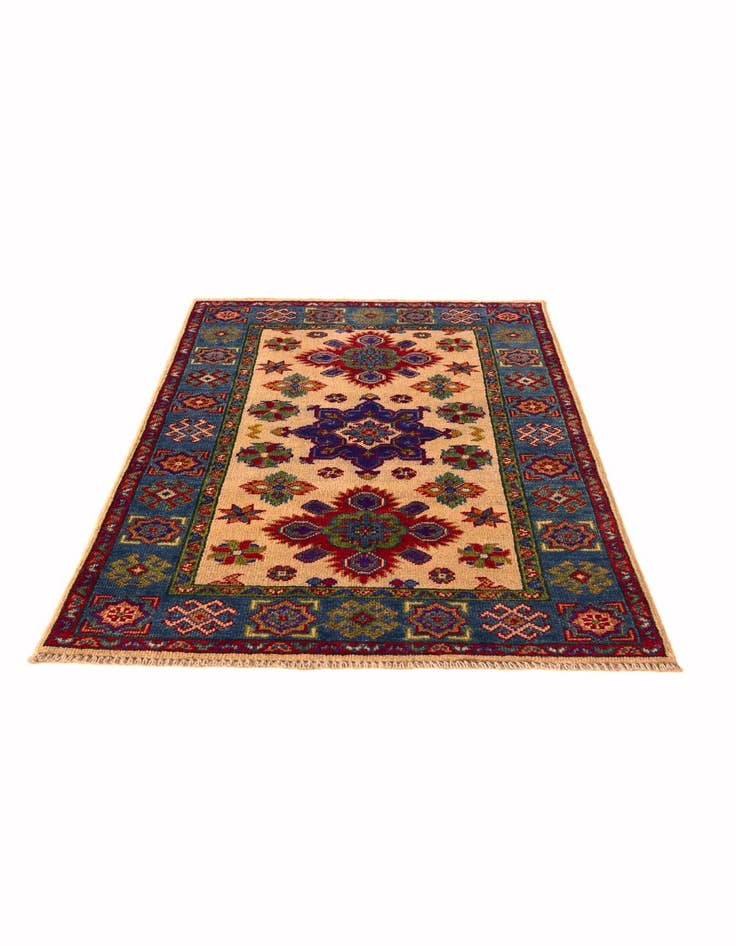 Detail image of 2' 7 x 4' 2 Hand Knotted Kazak Rug