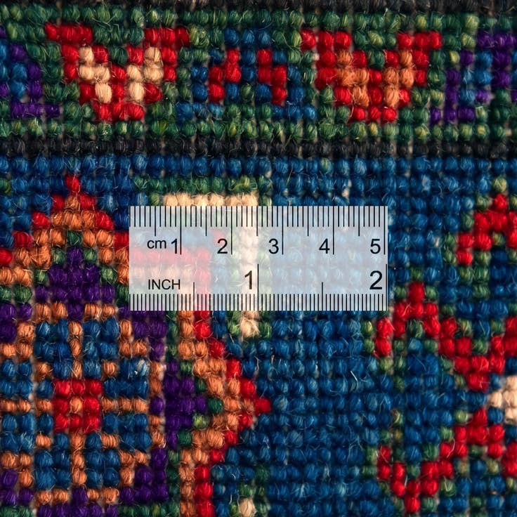 Detail image of 2' 7 x 4' 2 Hand Knotted Kazak Rug