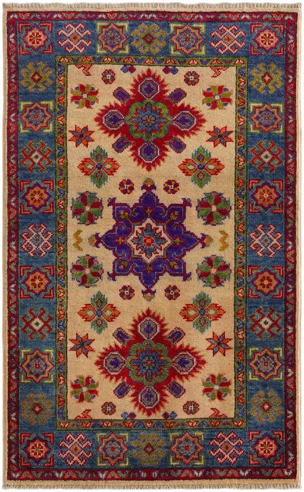 2' 7 x 4' 2 Hand Knotted Kazak Rug