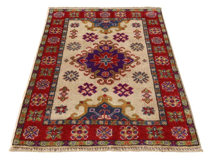 Detail image of 2' 1 x 3' 1 Hand Knotted Kazak Rug