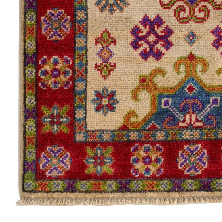 Detail image of 2' 1 x 3' 1 Hand Knotted Kazak Rug