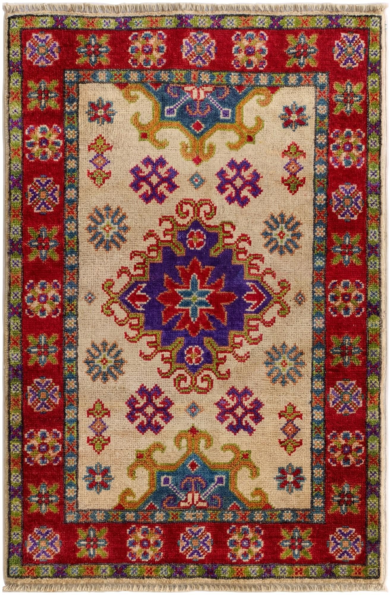 2' 1 x 3' 1 Hand Knotted Kazak Rug
