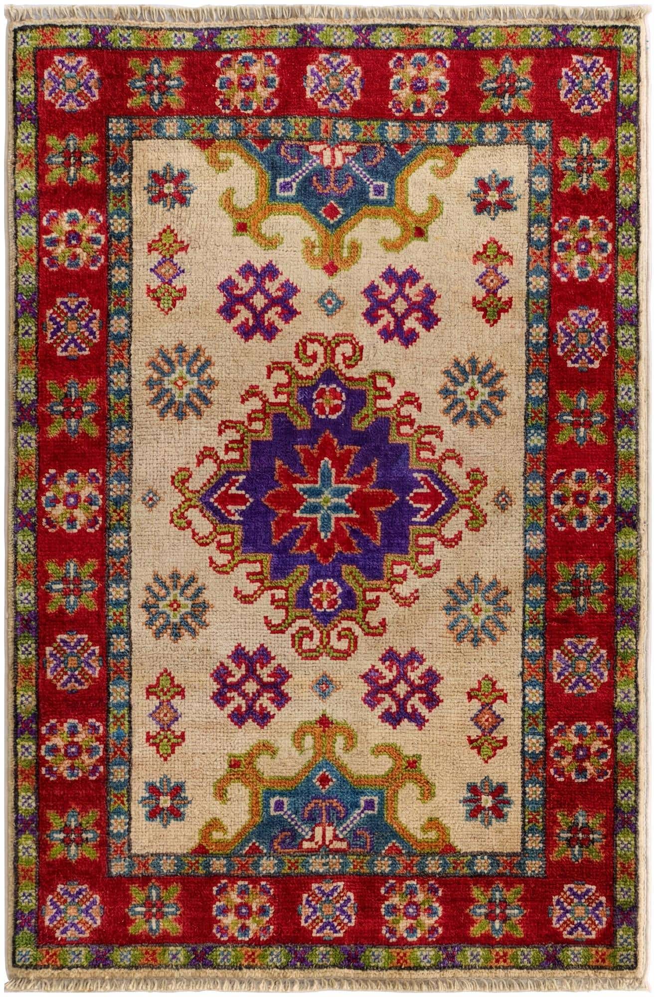 2' 1 x 3' 1 Hand Knotted Kazak Rug